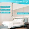 Trapeze Bar Swing for Bed Trapeze Stand Hospital Bed Trapeze for Elderly Mobility Swing Set Adult Rings Lift Transfer Pull Up Bar Bed Helper Indoor Ceiling Mounted Triangle Handle - Image 5
