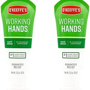 O'Keeffe's Working Hands Hand Cream, 3 Ounce Tube, (Pack of 2)