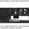 WOOCHOO Mining Rig Frame - 6/8 GPU Steel Open Air Miner Computer Case for Crypto Coin Currency Bit ETH ETC ZEC Accessories Tools，（Fans & is not Included） black 53.4 x 29 4.4 cm - Image 6