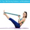 DEHUB Stretch Strap, Elastic Yoga Stretching Strap, Multi-Loop for Physical Therapy, Pilates, Yoga, Dance & Gymnastics Exercise and Flexible Pilates Stretch Band - Image 5