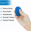 RMS 4-Pack Hand Exercise Balls - Physical & Occupational Therapy Kit for Strengthening Grip & Reducing Stiffness - Arthritis Pain Relief Exerciser for Rehabilitation, Fidget, Stress Relief - Image 3