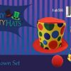 Clown Costume - Clown Hat , Jumbo Tie & Clown Nose - Clown Accessories by Funny Party Hats - Image 6