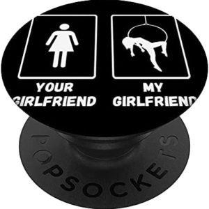 Aerial Hoop Aerialist Girlfriend Silk Circus Lyra Circus PopSockets Swappable PopGrip