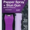 SABRE Pepper Spray and Stun Gun Multi-Range Protection Pack, 25 Bursts, 10-Foot (3 Meter) Range, Ergonomic Finger Grip, Flip Top Safety, Key Ring, Painful 1.60 μC Charge, 120 Lumen Flashlight, Compact - Image 13