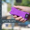 SABRE Pepper Spray and Stun Gun Multi-Range Protection Pack, 25 Bursts, 10-Foot (3 Meter) Range, Ergonomic Finger Grip, Flip Top Safety, Key Ring, Painful 1.60 μC Charge, 120 Lumen Flashlight, Compact - Image 6