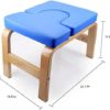 BIG.TREE Yoga Fitness Exercise Headstand Bench Wood and PU Pad Steady Inversion Chair for ShoulderStand&Handstand Family Gym Exercis - Image 3