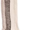 MUK LUKS ® Women's 3 Pair Pack Cable Knee High Socks - Basic - Image 2