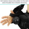 Vive Shoulder Abduction Sling - Immobilizer for Injury Support - Pain Relief Arm Pillow for Rotator Cuff, Sublexion, Surgery, Dislocated, Broken Arm - Brace Includes Pocket Strap, Stress Ball, Wedge - Image 7