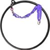 FiveShops Hbche Aerial Hoop Kit Aerial Rings Circles Fitness Equipment Include Stainless Steel Lyra (32mm Tube Dia) & Carabiners & Swivel - Image 4
