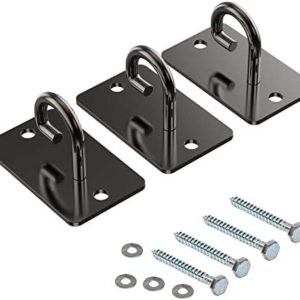 OUUO Wall Mount Workout Anchors for Resistance Bands,Body Weight Straps,Strength Training, Yoga, Home Gym, Physical Therapy Exercise and Closed Loop Bands