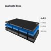 We Sell Mats 4 Inch Thick Bi-Folding Gymnastics Crash Landing Mat Pad, Safety for Tumbling, Back Handspring Training and Cheerleading - Image 3