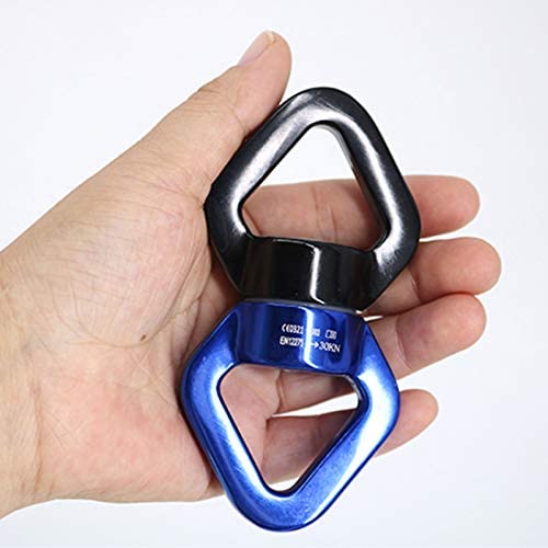 Rope Swivel, 30KN Rotational Device Rope Swivel for Aerial Silks Dance Swing Hammock Climbing Blue Grey A - Image 7