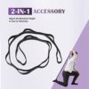ZELUS Trapeze Inversion Exercises Include 3 Extensions Straps and Ceiling Mounting Kit, Aerial Yoga Swing Sling Strong Yoga Hammock Kit Set - Image 5
