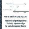 SABRE Pepper Gel with Flip Top, Maximum Strength OC Spray, Snap Clip for Easy Carry and Fast Access, Finger Grip for More Accurate and Faster Aim, 25 Bursts, UV Marking Dye, Easy to Use Safety - Image 9