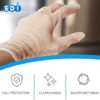 EDI Disposable Vinyl Gloves (Clear) - Powder-Free, Latex-Free - Image 3