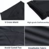Womens Biker Yoga Shorts Crossover Summer 5" Inseam High Waisted Workout Athletic Running Short Pants - Image 3