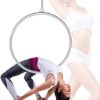 Gdrasuya10 85cm Lyra Hoop Aerial Gymnastic Equipment Single Point Yoga Ring Lifting Ring Dancing Circus Training Steel Pipe for Gym 33.5" USA - Image 5