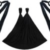 Aerial Yoga Swing Set Yoga Hammock Trapeze Sling Inversion Tool for Indoor Home Fitness (Black) - Image 2