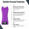 SABRE Pepper Spray and Stun Gun Multi-Range Protection Pack, 25 Bursts, 10-Foot (3 Meter) Range, Ergonomic Finger Grip, Flip Top Safety, Key Ring, Painful 1.60 μC Charge, 120 Lumen Flashlight, Compact - Image 2