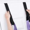 Flurries👍 Aerial Yoga Door Hanging Trapeze Sling Kit - Air Flying Yoga Hammock Swing Set - Antigravity Inversion Tool - Gravity Yoga Exercise Flexibility Trainer for Beginner Gym Home Fitness - Image 6