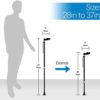RMS Right Hand Walking Cane with Palm Grip Orthopedic Handle - Adjustable Offset Cane to Fit Individual's Palm Naturally - Ideal for Anyone with Arthritis or Carpal Tunnel Syndrome (Right Hand) - Image 8