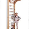 CleverWood Wooden Swedish Ladder, Stall Bars Set for Physical Therapy & Gymnastics - Image 6
