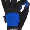 SAFE HANDLER Super Grip Gloves | Textured Grip Palm, Non-Slip Texture, Hook & Loop Wrist Strap, BLACK/BLUE, L/XL, 1 pair (2 gloves) - Image 6