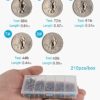 Facikono Fishing Barrel Swivels Set, 210pcs Rolling Bearing Snap Connector for Saltwater Freshwater Fishing - Image 2
