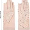 2 Pairs Sunblock Fingerless Gloves Touchscreen UV Protection Gloves Anti-Skid Driving Gloves Summer Outdoor Gloves for Women and Girls (Beige, Black) - Image 3