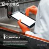 GLOVEWORKS HD Orange Nitrile Disposable Gloves, 8 Mil, Latex and Powder Free, Industrial, Food Safe, Raised Diamond Texture - Image 4