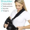 Vive Shoulder Abduction Sling - Immobilizer for Injury Support - Pain Relief Arm Pillow for Rotator Cuff, Sublexion, Surgery, Dislocated, Broken Arm - Brace Includes Pocket Strap, Stress Ball, Wedge - Image 4