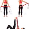 Stretching Strap with Loops - Non Elastic Stretch Band for Physical Therapy, Yoga Strap for Stretching Equipment, Stretch Bands for Exercise and Flexibility - Fascia, Hamstring & Leg Stretcher Belt - Image 5
