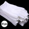 48 Pcs XL White Cotton Gloves for Dry Hand Moisturizing Cosmetic Eczema Hand Spa and Coin Jewelry Inspection Soft, Breathable, Washable & Stretchy Cloth for Multi-Purpose. - Image 5
