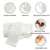 SANCNEE 12 Pairs Moisturizing Gloves, Soft White 100% Cotton Gloves for Dry Hands, Eczema, Medium - Image 2