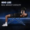 FLYBIRD Weight Bench, Adjustable Strength Training Bench for Full Body Workout with Fast Folding-New Version - Image 6