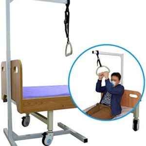Trapeze Bar Hospital Bed Rails Assist Bars for Seniors Elderly Stand Trapeeze Home Floor Bars Pull Up Ladder Handicap Mobility Medline Patient Helper Accessories