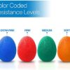 RMS 4-Pack Hand Exercise Balls - Physical & Occupational Therapy Kit for Strengthening Grip & Reducing Stiffness - Arthritis Pain Relief Exerciser for Rehabilitation, Fidget, Stress Relief - Image 2