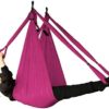 Aerial Yoga Flying Yoga Swing Yoga Hammock Sling Inversion Tool for Gym Home Fitness with Ceiling Anchors and Extension Straps - Image 5