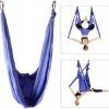 Breathable Anti-Gravity Yoga Hammock, Aerial Swing Sling, Gym for Fitness(Elegant Purple) - Image 2