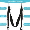 YAERSI Aerial Yoga Swing Set with Ceiling Mount Accessories Anti Gravity Yoga Swing Kit Hammock Anti Gravity Yoga Swing Kit - Image 3