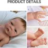 EURORA Reborn Baby Dolls Girl, 18 Inch Silicone Reborn Baby, Reborn Baby Dolls Girl Vinyl Silicone Body, Sweet Girl Reborn Baby Dolls with Clothes and Bottles Gift for Kids Age 3+ - Image 3