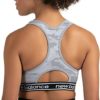 New Balance Women's Seamless MID Impact CAMO Keyhole Racerback Sport Bra with Removable Pads - Image 2
