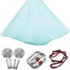 BPDVYRN Aerial Yoga Hammock Premium Aerial Silk Fabric Yoga Swing for Antigravity Yoga Inversion Include Daisy Chain,Carabiner - Image 6