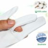 Cotton Gloves for Dry Hand, Overnight Moisturizing Gloves for Eczema, 10 Pairs White Medium Reusable Nighttime Sleeping Gloves, Jewelry Inspection Work Gloves for Men and Women - Image 2