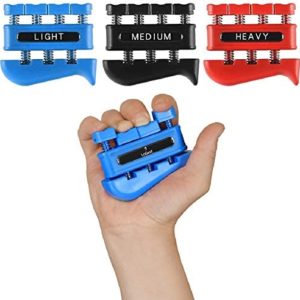 Finger Strengthener - Finger Exerciser for Forearm and Hand Strengthener - Hand Grip Workout Equipment for Musician, Rock Climbing and Therapy