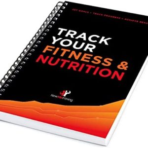 NewMe Fitness Journal for Women & Men, Food & Workout Journal, Planner Log Book to Track Weight Loss, Muscle Gain, Home Gym Exercise, Bodybuilding Progress, Daily Nutrition & Personal Health Tracker