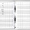 Fitness Logbook Softcover - Undated Workout Journal - 6 x 8 inches - Thick Paper, Durable Laminated Cover, Round Corners, Sturdy Binding - Stylish, Minimalistic and Easy-to-Use Gym Log Book - Image 4
