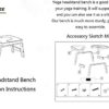 BIG.TREE Yoga Fitness Exercise Headstand Bench Wood and PU Pad Steady Inversion Chair for ShoulderStand&Handstand Family Gym Exercis - Image 6