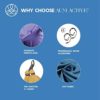 aum active Aerial Yoga Hammock Kit Set - Durable Aerial Silk with Replacement Fabric, Extension Straps, Carabiners, and Pose Guide - Aerial Silks for Home, Antigravity Yoga, Inversion Exercises, Yoga - Image 4