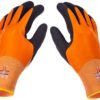 SAFEAT General Waterproof Work Gloves for Men and Women – Flexible, Double Coated Latex, Multipurpose, Sandy Grip Foam 1 Pair - Image 9